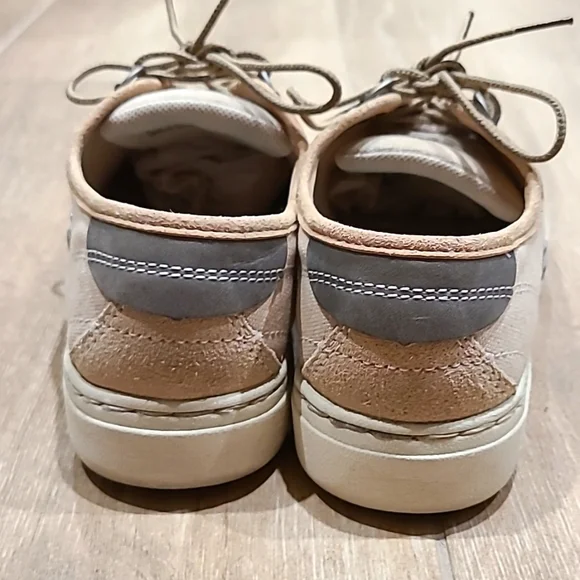 Timberland Amherst Canvas Beige Oxford Women Shoes | Size 6 - Picture 7 of 12